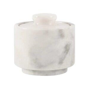 Artreestry Handmade Marble French Kitchen Salt Cellar
